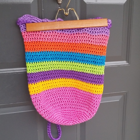 🚫SOLD🚫 Sak type Knit Drawstring Bag NWOT - Picture 5 of 8